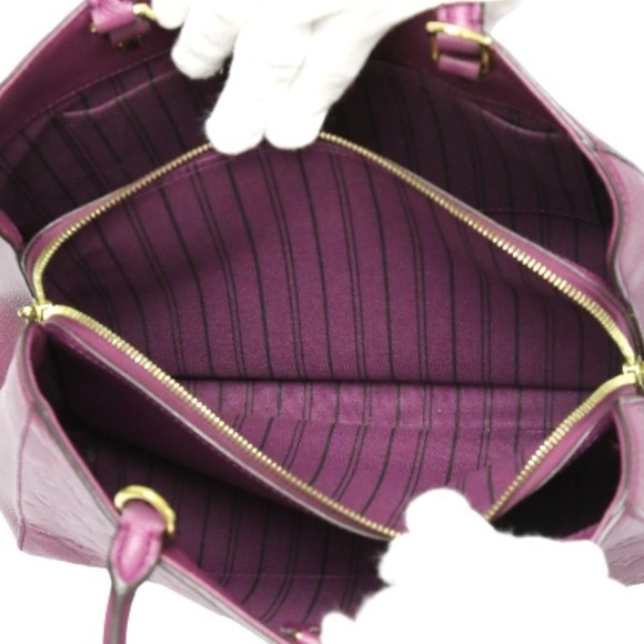 Louis Vuitton Monogram Montaigne MM 2way Purple Handbag - Picture 13 of 16